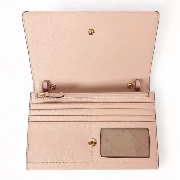 Michael Kors Blush Pink Crossbody Clutch Bag Purse - Picture 3 of 11